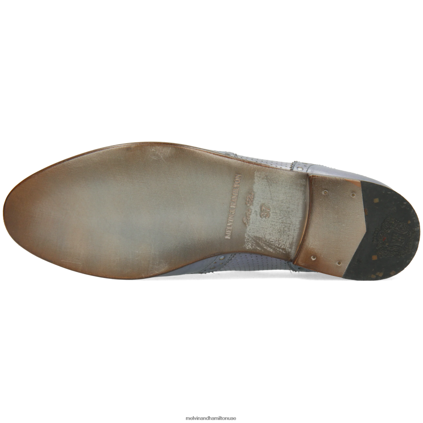 سيلينا 6 رمادي Melvin & Hamilton نحيف جزمة الكاحل 42XF2X857