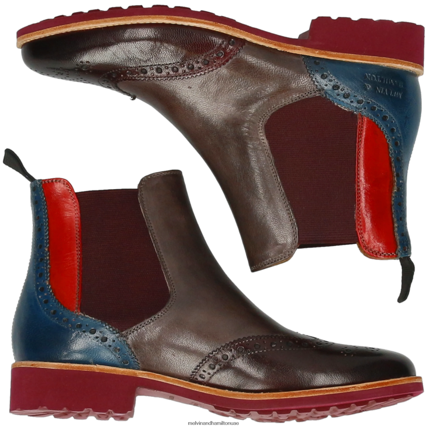 سيلينا 6 متعدد Melvin & Hamilton نحيف جزمة الكاحل 42XF2X861