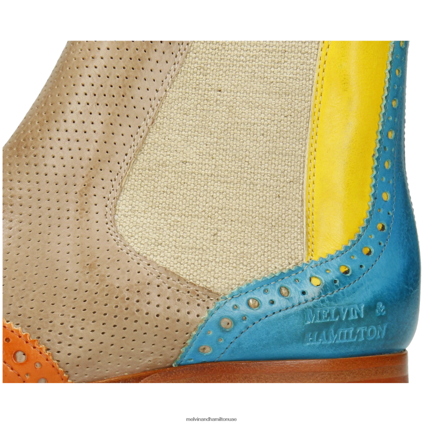 سيلينا 6 متعدد Melvin & Hamilton نحيف جزمة الكاحل 42XF2X985