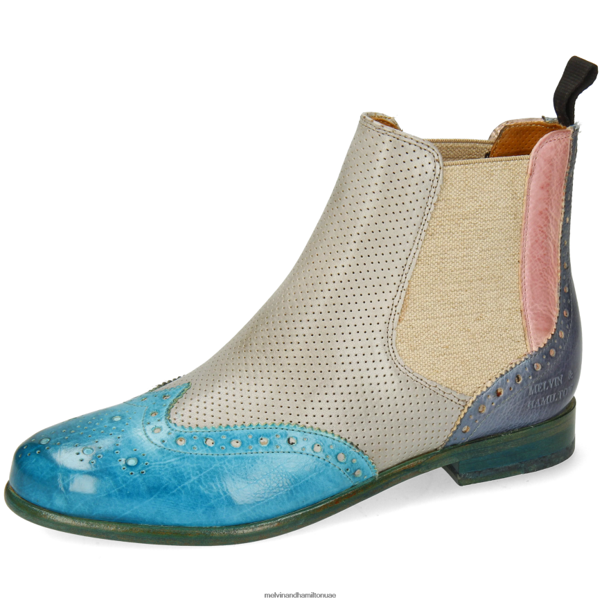 سيلينا 6 متعدد Melvin & Hamilton نحيف جزمة الكاحل 42XF2X998