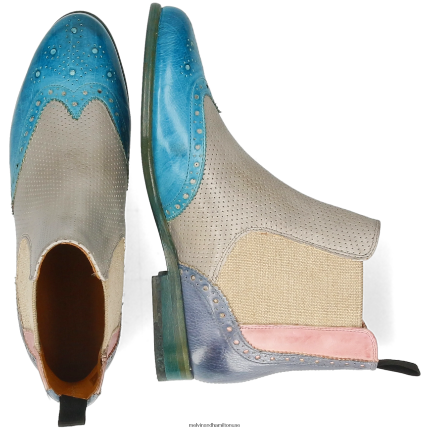 سيلينا 6 متعدد Melvin & Hamilton نحيف جزمة الكاحل 42XF2X998