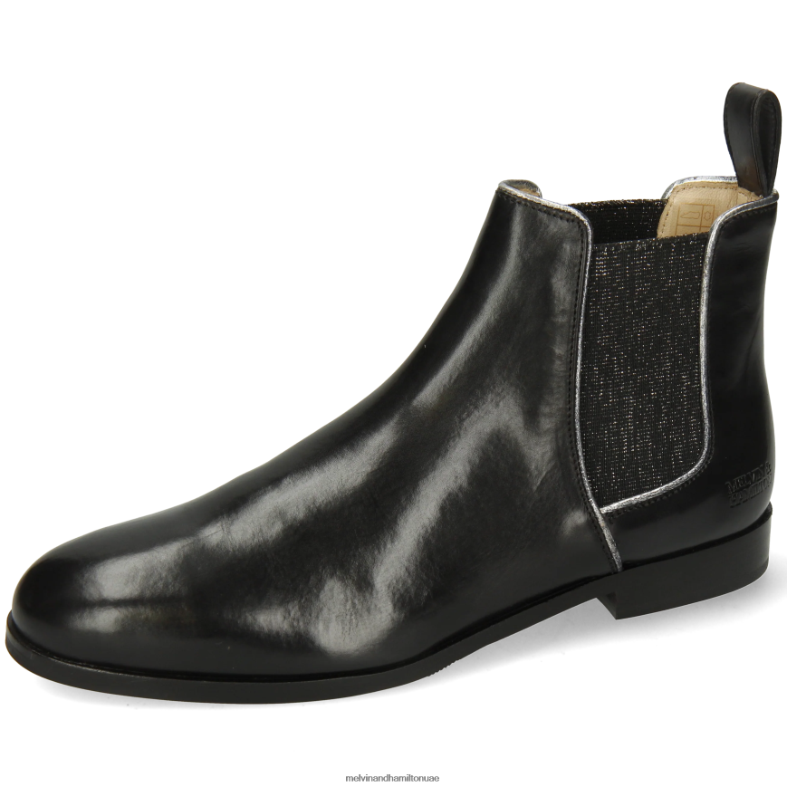 سوزان 70 أسود Melvin & Hamilton نحيف جزمة الكاحل 42XF2X800