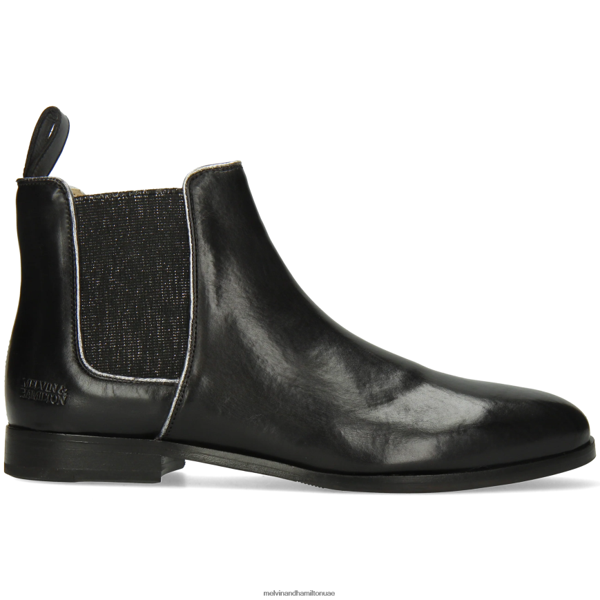 سوزان 70 أسود Melvin & Hamilton نحيف جزمة الكاحل 42XF2X800