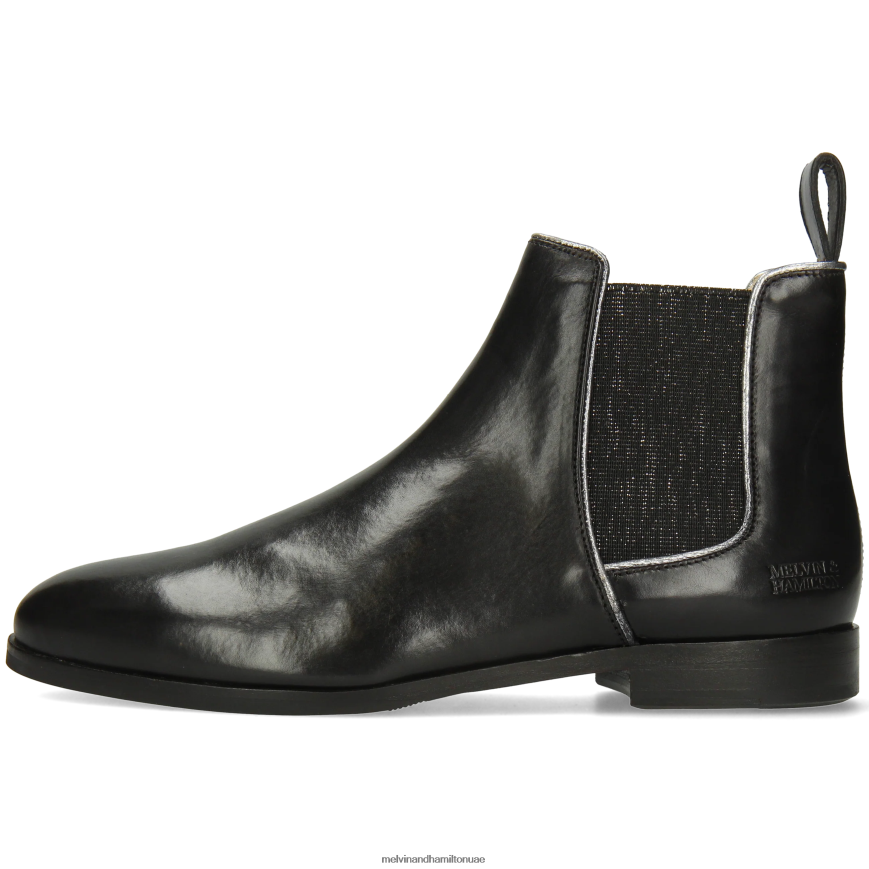 سوزان 70 أسود Melvin & Hamilton نحيف جزمة الكاحل 42XF2X800