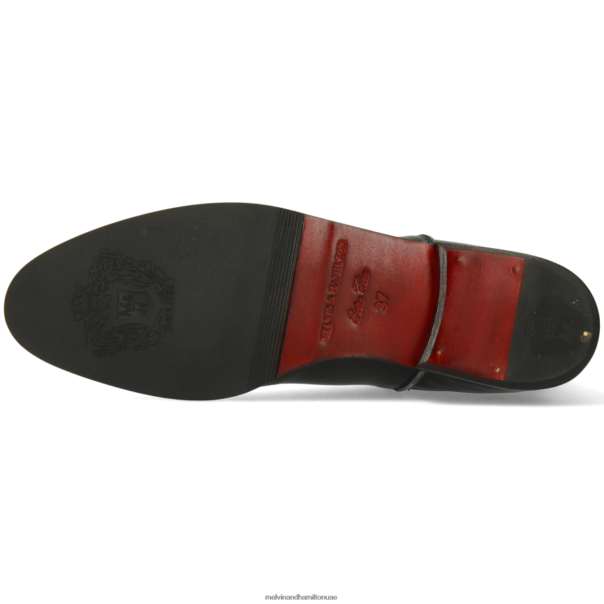 سوزان 70 أسود Melvin & Hamilton نحيف جزمة الكاحل 42XF2X800