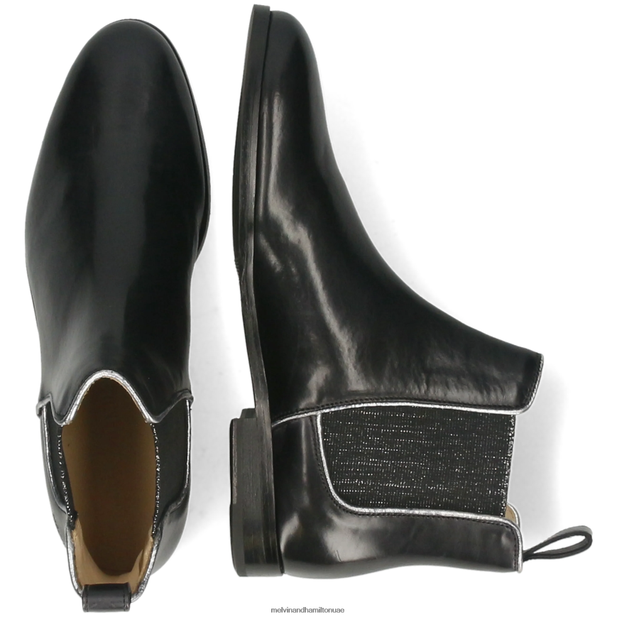 سوزان 70 أسود Melvin & Hamilton نحيف جزمة الكاحل 42XF2X800