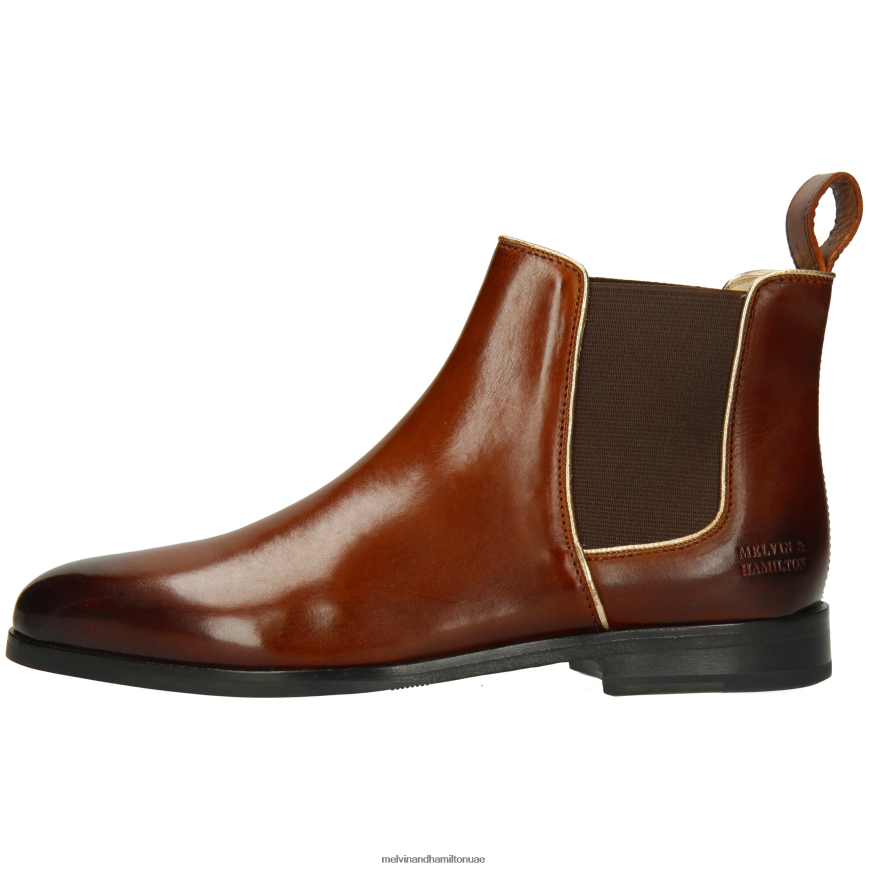 سوزان 70 بني Melvin & Hamilton نحيف جزمة الكاحل 42XF2X817