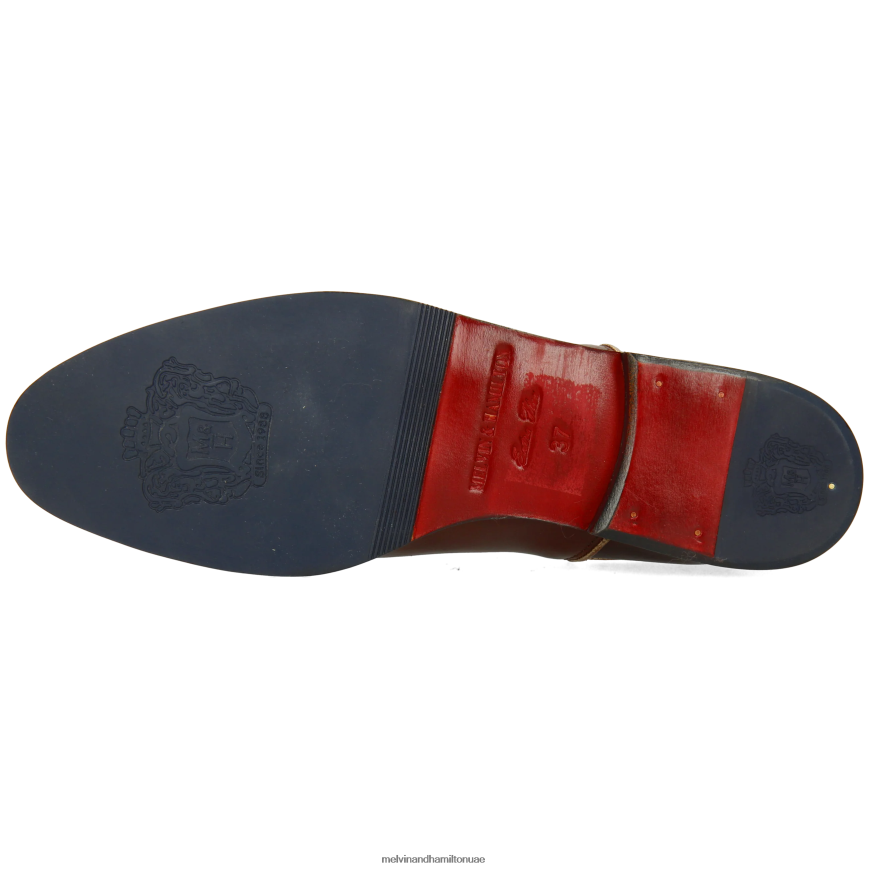 سوزان 70 بني Melvin & Hamilton نحيف جزمة الكاحل 42XF2X817