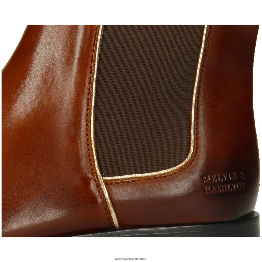 سوزان 70 بني Melvin & Hamilton نحيف جزمة الكاحل 42XF2X817