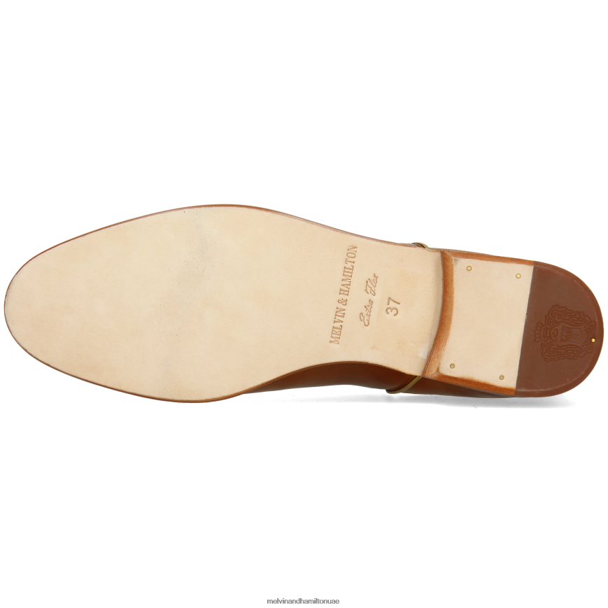 سوزان 70 البني الفاتح Melvin & Hamilton نحيف جزمة الكاحل 42XF2X871