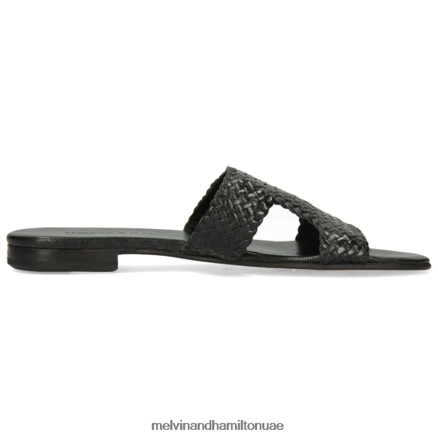 حنا 74 أسود Melvin & Hamilton نحيف البغال 42XF2X1689