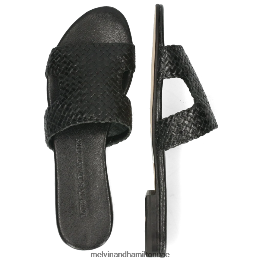 حنا 74 أسود Melvin & Hamilton نحيف البغال 42XF2X1689