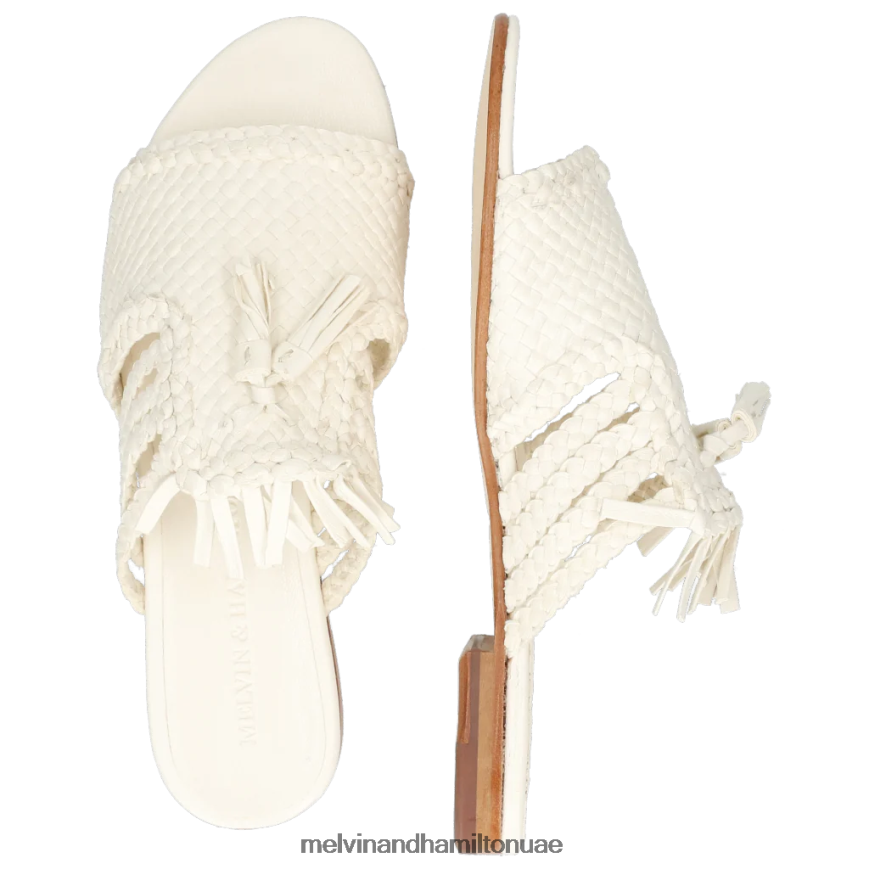 حنا 77 أبيض Melvin & Hamilton نحيف البغال 42XF2X1658