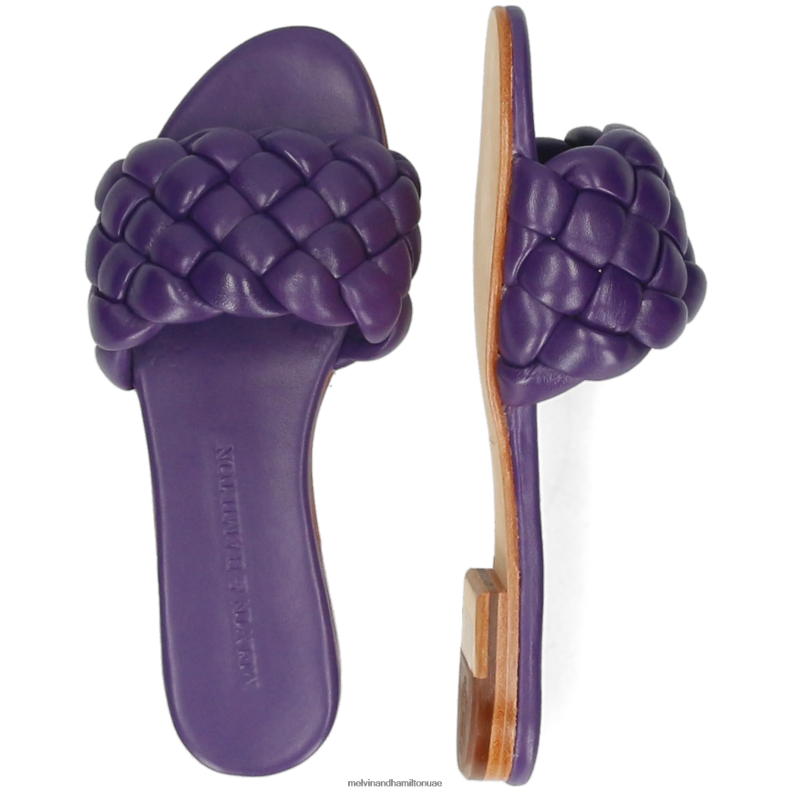 حنا 78 أرجواني Melvin & Hamilton نحيف البغال 42XF2X1593