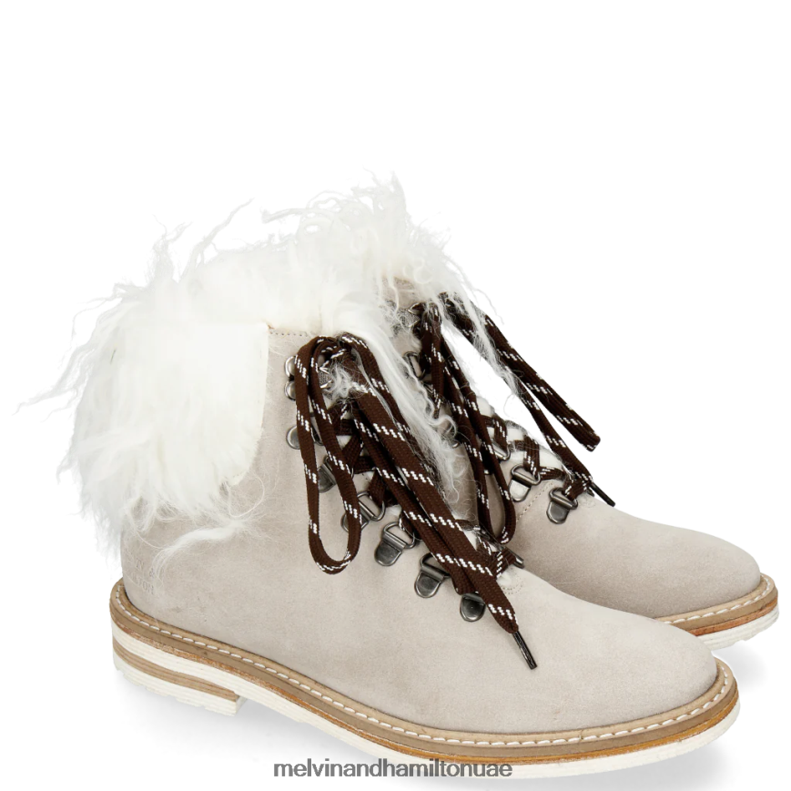 اميلي 79 أبيض Melvin & Hamilton نحيف جزمة الكاحل 42XF2X1137