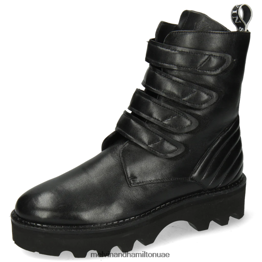 سيبيل 7 أسود Melvin & Hamilton نحيف جزمة الكاحل 42XF2X1022