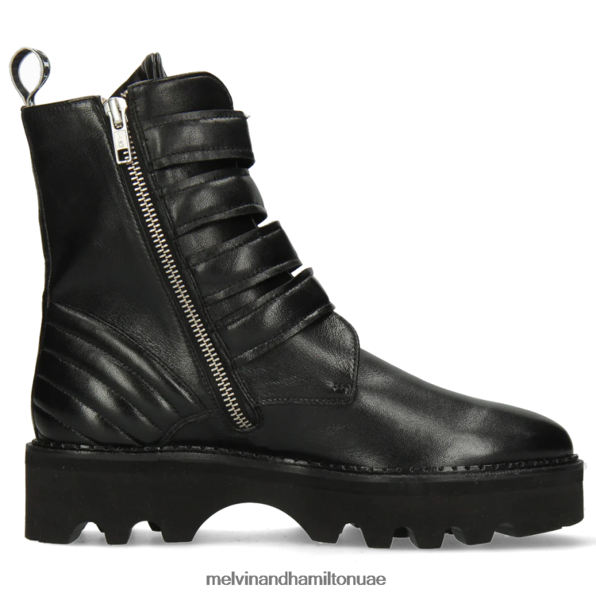 سيبيل 7 أسود Melvin & Hamilton نحيف جزمة الكاحل 42XF2X1022