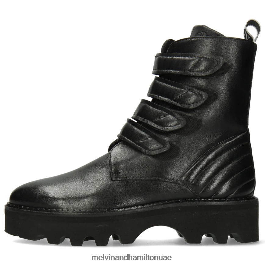 سيبيل 7 أسود Melvin & Hamilton نحيف جزمة الكاحل 42XF2X1022