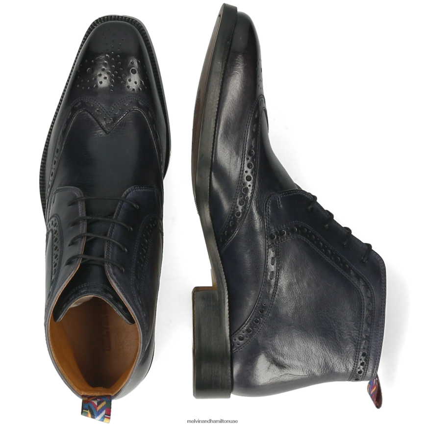 جيف 7 أزرق Melvin & Hamilton رجال جزمة الكاحل 42XF2X109