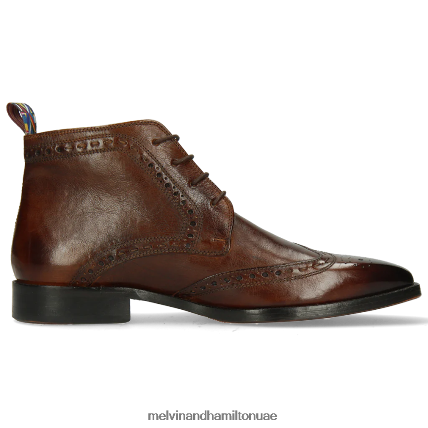 جيف 7 بني Melvin & Hamilton رجال جزمة الكاحل 42XF2X116
