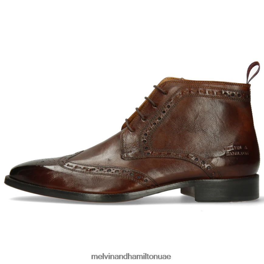 جيف 7 بني Melvin & Hamilton رجال جزمة الكاحل 42XF2X116