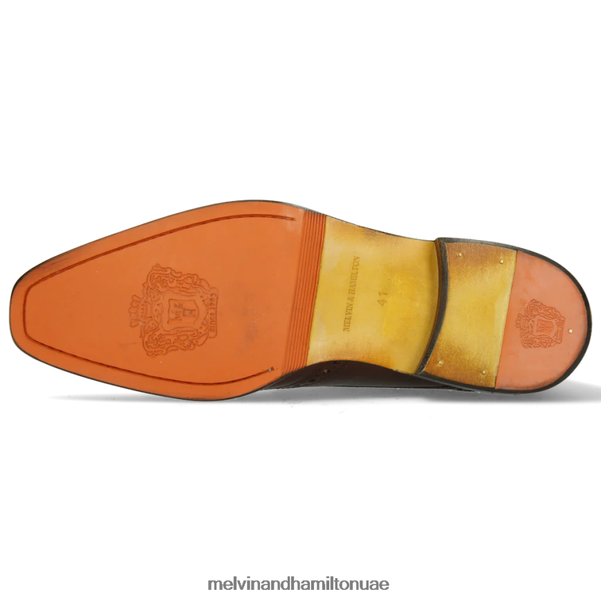 جيف 7 بني Melvin & Hamilton رجال جزمة الكاحل 42XF2X116