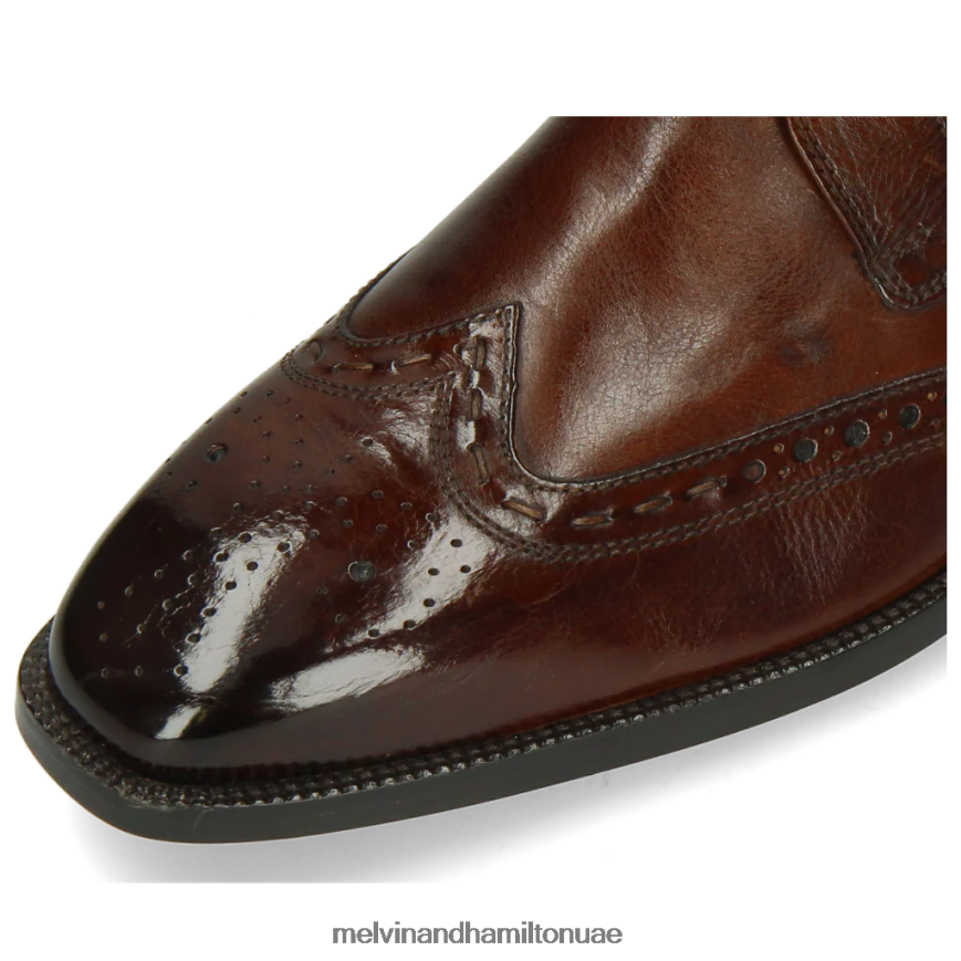 جيف 7 بني Melvin & Hamilton رجال جزمة الكاحل 42XF2X116