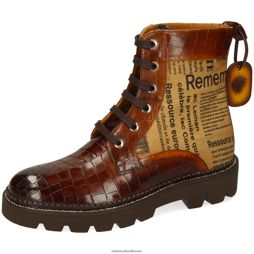 ماريا 7 بني Melvin & Hamilton نحيف أحذية 42XF2X1180