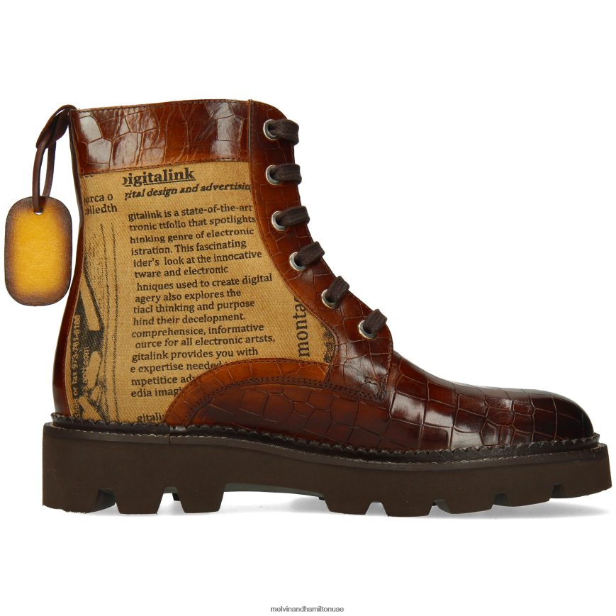 ماريا 7 بني Melvin & Hamilton نحيف أحذية 42XF2X1180