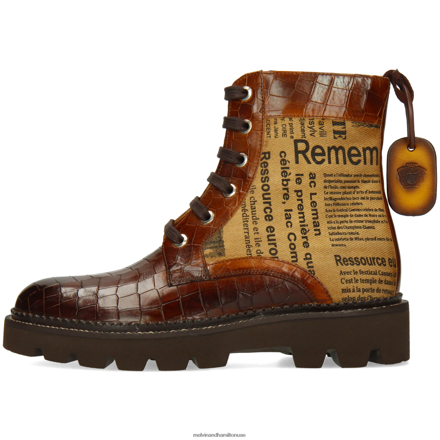 ماريا 7 بني Melvin & Hamilton نحيف أحذية 42XF2X1180