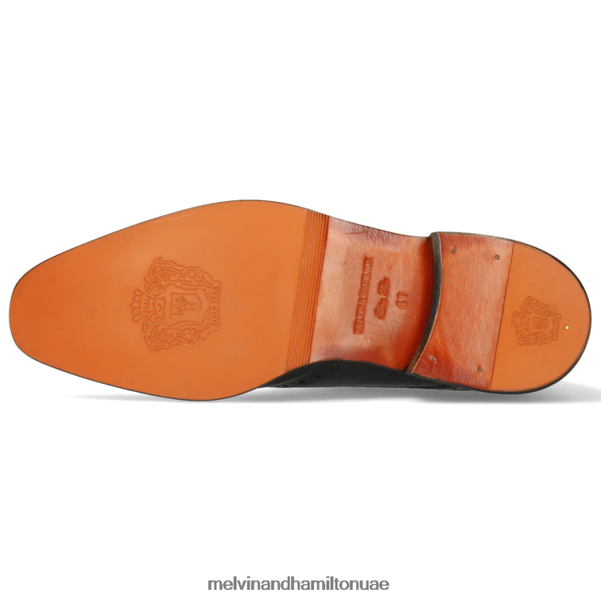 جيف 7 أسود Melvin & Hamilton رجال جزمة الكاحل 42XF2X126