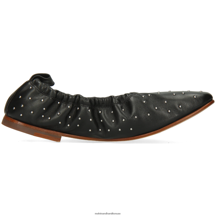 القزحية 7 أسود Melvin & Hamilton نحيف مضخات الباليه 42XF2X1953