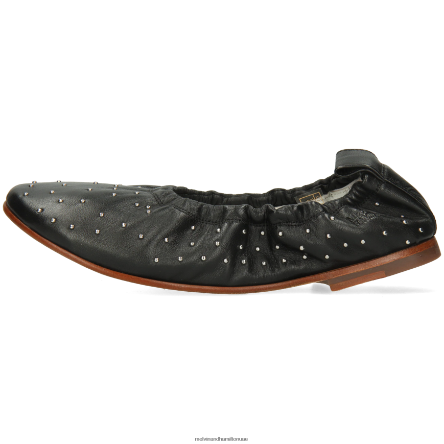 القزحية 7 أسود Melvin & Hamilton نحيف مضخات الباليه 42XF2X1953