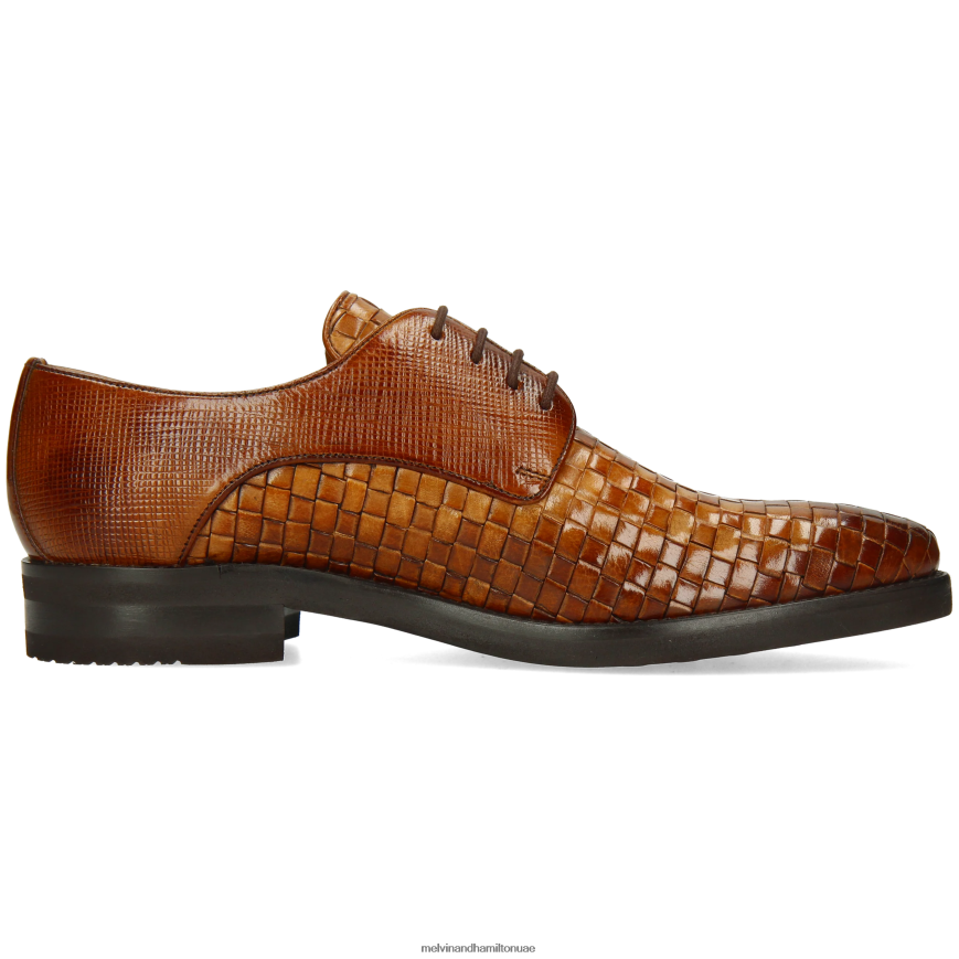 براد 7 بني Melvin & Hamilton رجال أحذية ديربي 42XF2X428