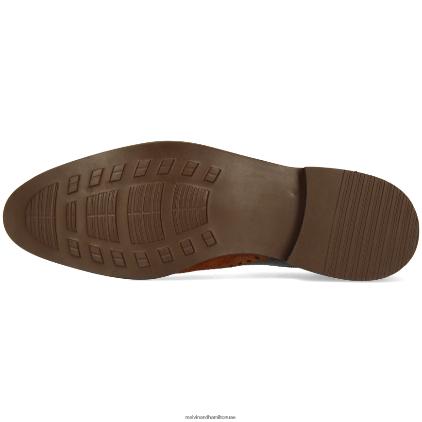 هنري 7 بني Melvin & Hamilton رجال أحذية ديربي 42XF2X441