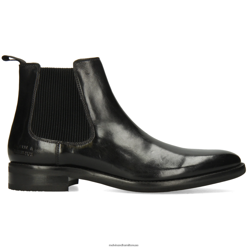 كلينت 7 أسود Melvin & Hamilton رجال جزمة الكاحل 42XF2X4