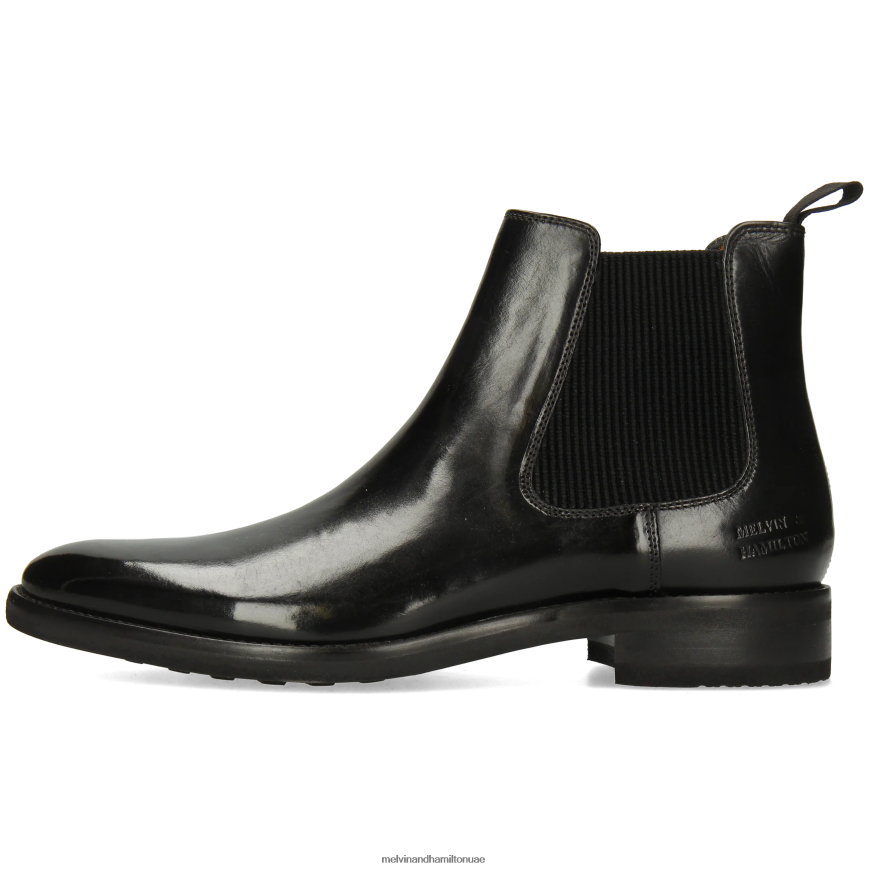 كلينت 7 أسود Melvin & Hamilton رجال جزمة الكاحل 42XF2X4