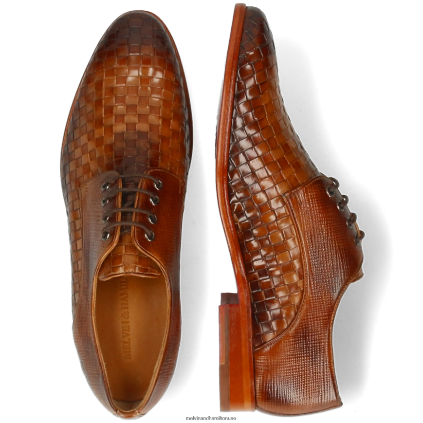 براد 7 البني الفاتح Melvin & Hamilton رجال أحذية ديربي 42XF2X511