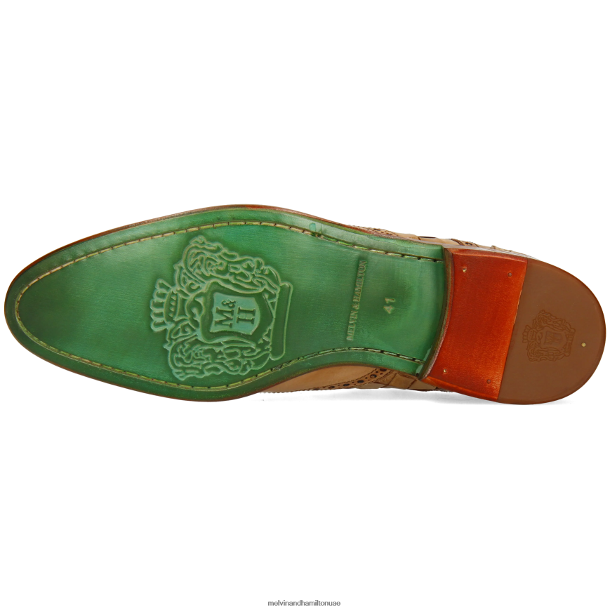 هنري 7 البني الفاتح Melvin & Hamilton رجال أحذية ديربي 42XF2X558