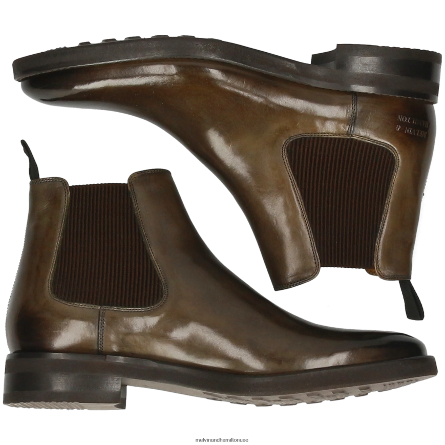 كلينت 7 الكاكي Melvin & Hamilton رجال جزمة الكاحل 42XF2X59