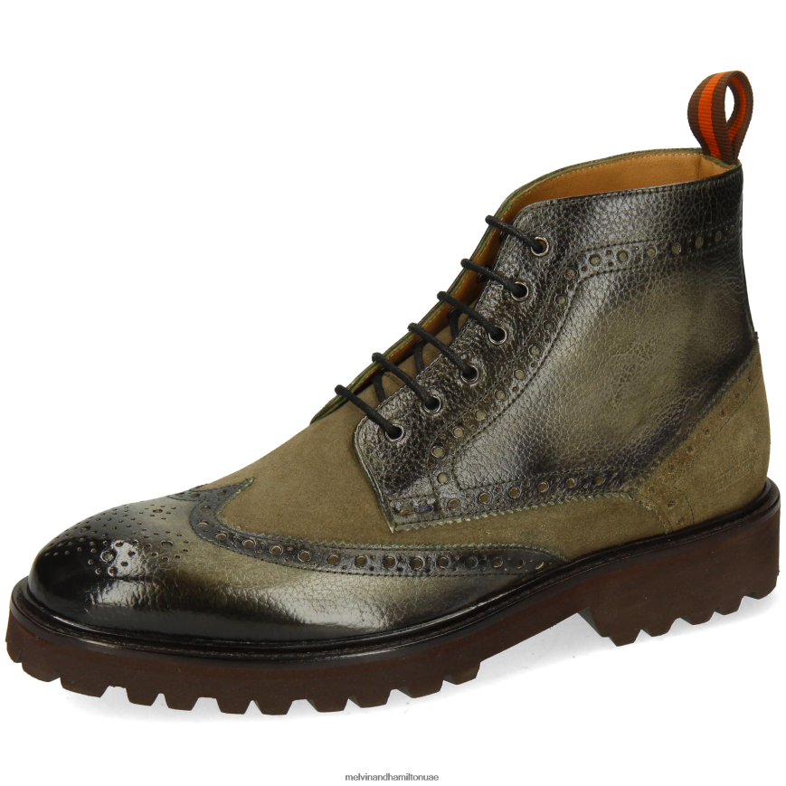 ماثيو 7 الكاكي Melvin & Hamilton رجال جزمة الكاحل 42XF2X75