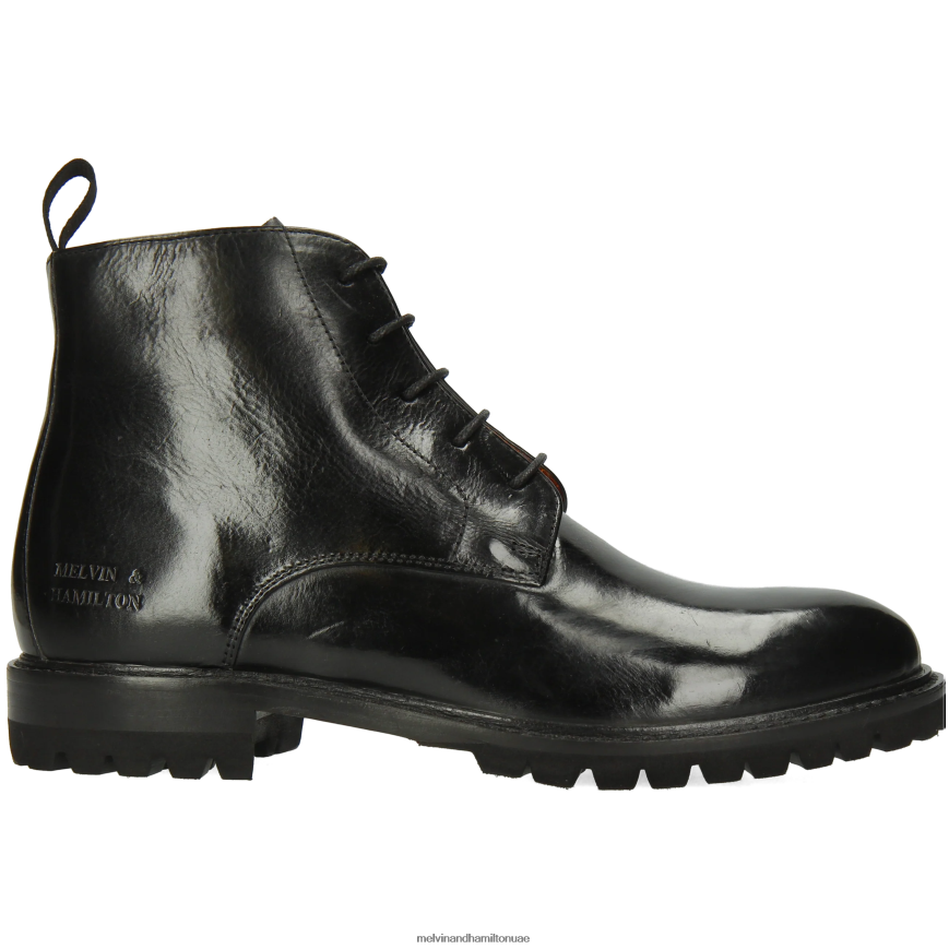 ريجين 7 أسود Melvin & Hamilton نحيف جزمة الكاحل 42XF2X792