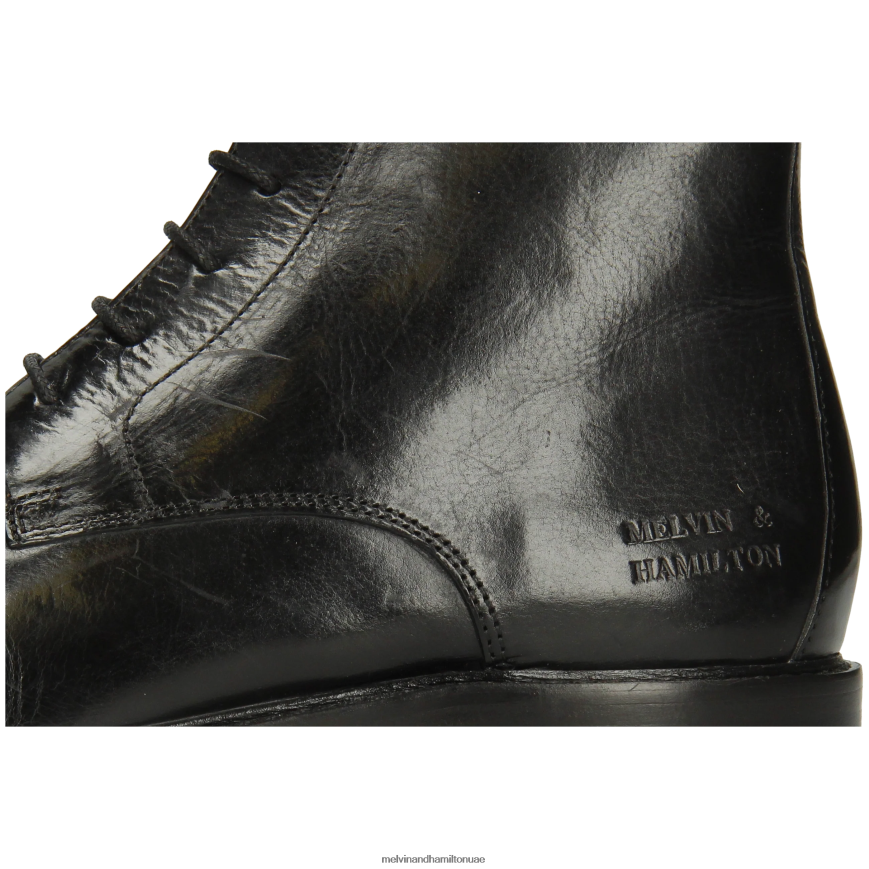 ريجين 7 أسود Melvin & Hamilton نحيف جزمة الكاحل 42XF2X792