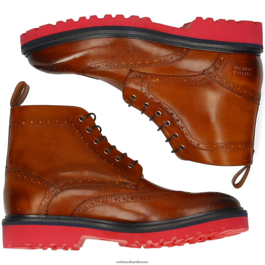 ماثيو 7 بني Melvin & Hamilton رجال جزمة الكاحل 42XF2X90