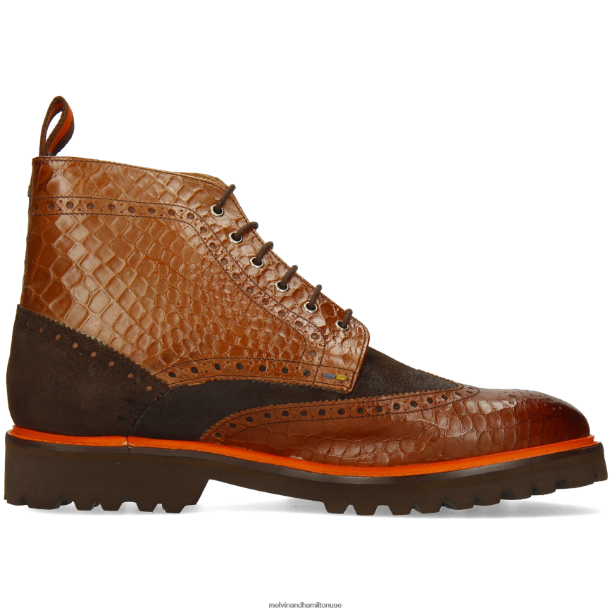 ماثيو 7 بني Melvin & Hamilton رجال جزمة الكاحل 42XF2X96