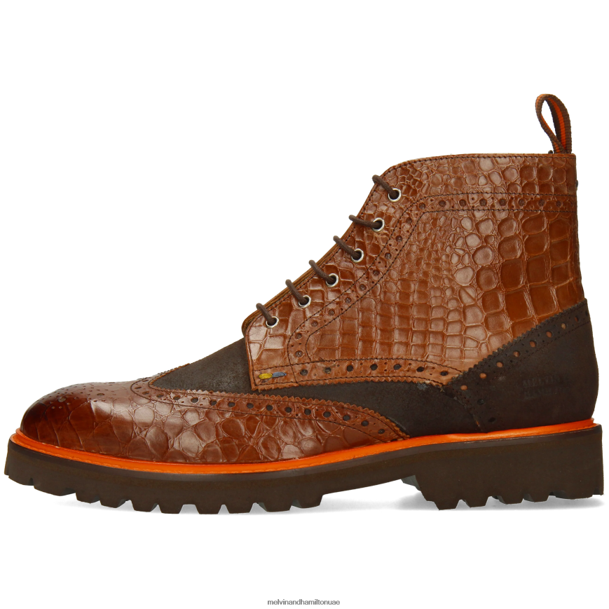 ماثيو 7 بني Melvin & Hamilton رجال جزمة الكاحل 42XF2X96