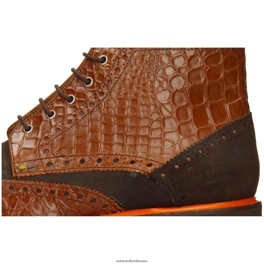 ماثيو 7 بني Melvin & Hamilton رجال جزمة الكاحل 42XF2X96