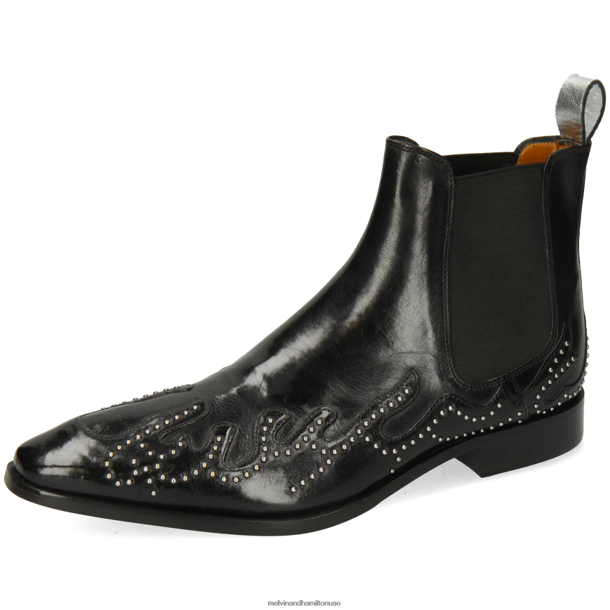 الفيس 81 أسود Melvin & Hamilton رجال جزمة الكاحل 42XF2X114