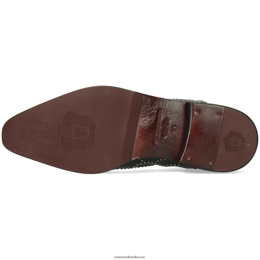 الفيس 81 أسود Melvin & Hamilton رجال جزمة الكاحل 42XF2X114