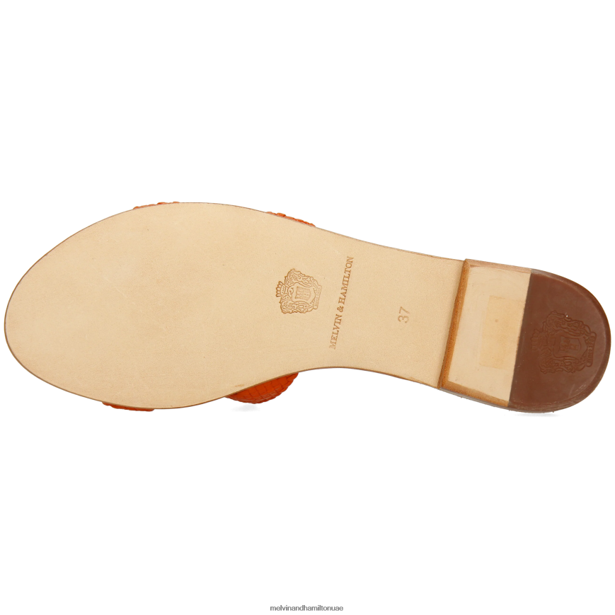 حنا 83 البرتقالي Melvin & Hamilton نحيف البغال 42XF2X1599